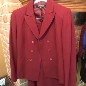 Red Kasper Jacket and Skirt!